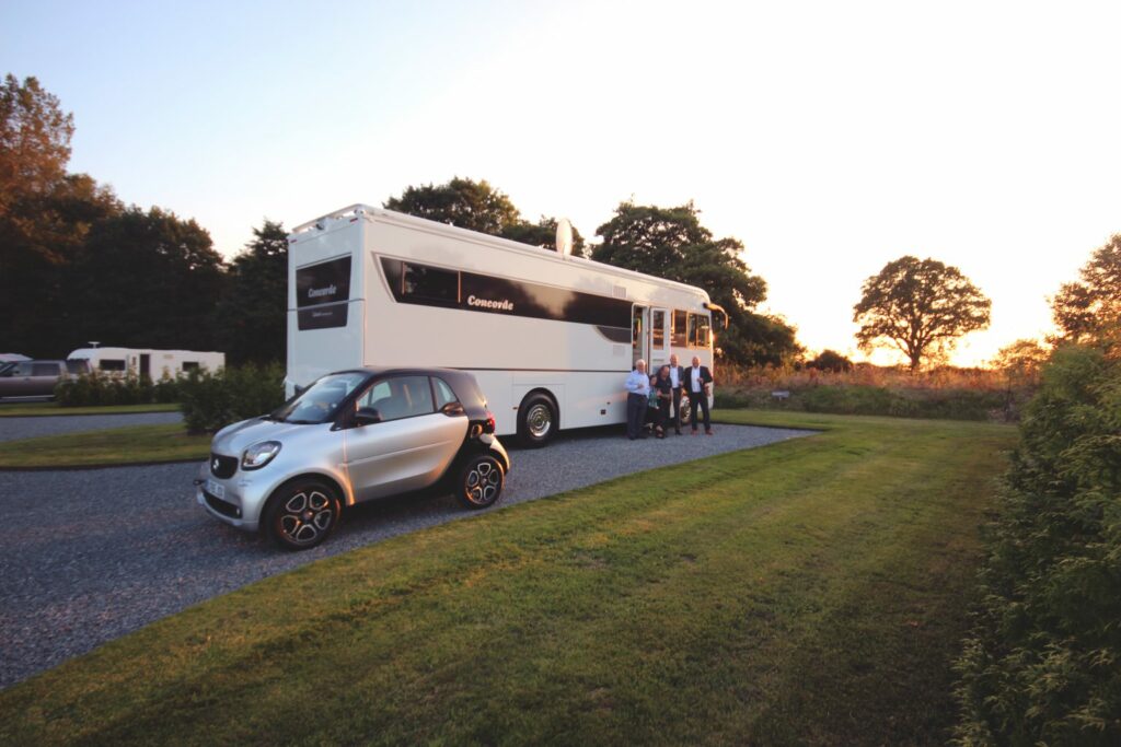 large motorhome pitch