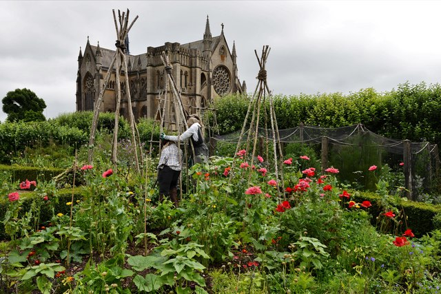 Arundel Castle kitchen garden.