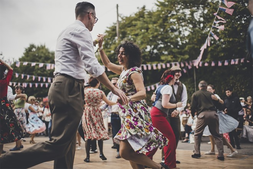 dancing at Goodwood revival