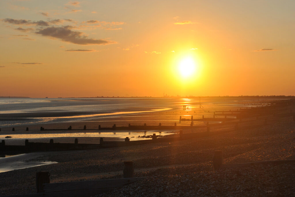 west wittering beach sunset