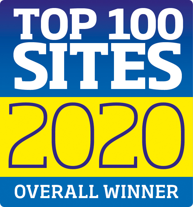 Top 100 Sites Guide Overall Winner 2020