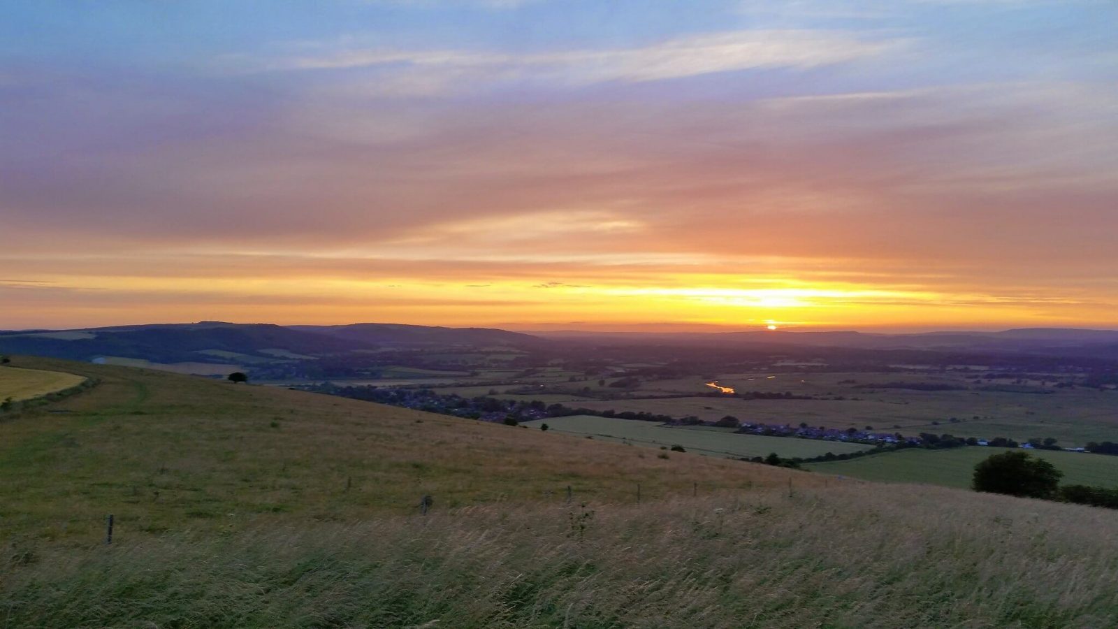 South Downs open spaces in west sussex