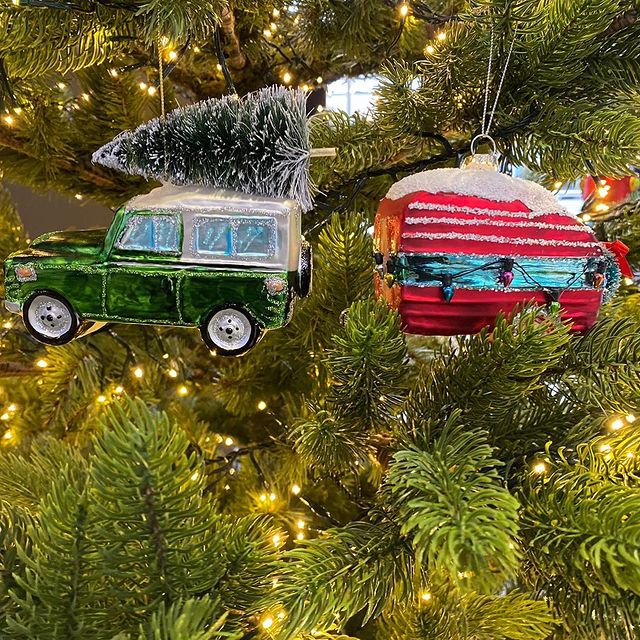 Concierge Camping Christmas tree decorations